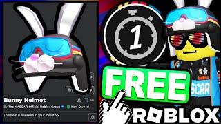 FREE ACCESSORY! HOW TO GET NASCAR Bunny Helmet! (ROBLOX NASCAR SPEED HUB EVENT)