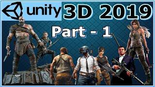 How to make your own game in unity 2019 Part-1 | Unity 3D 2019 tutorials for beginners | Game Makers