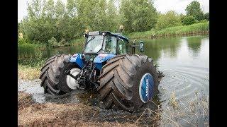 New Holland Sea Horse dives into lake - ONBOARD