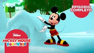 Mickey Mouse Funhouse | Episodio Completo | Día de Nieve en el Verano / ¡Sunny el Muñeco de Nieve!