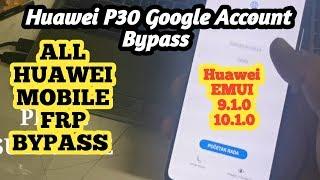 Huawei P30, P30 Pro P30 Lite FRP Unlock / All Huawei Google Account Bypass / ELE-L09 Remove Frp /