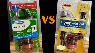 Is Korky or Fluidmaster Better in 2023? Universal All-in-One Toilet Repair Kits - Install Compared