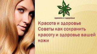 Красота и здоровье Советы как сохранить красоту и здоровье вашей кожи