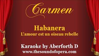 CARMEN KARAOKE 06 - L'amour est un oiseau rebelle (Habanera) | Aberforth D