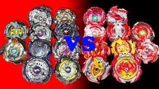 Did ALEXEY choose the wrong BEYBLADE BURST team? BLACK beys against RED.