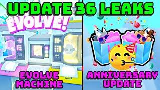  ANNIVERSARY UPDATE, EVOLVE MACHINE, AND MORE - UPDATE 36 NEW LEAKS IN PET SIMULATOR 99