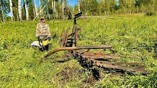 ВЫВОЗИМ МЕТАЛ НА ЛОДКЕ.НАШЛИ СЦЕПКУ В ПОЛЕ.ИСПЫТАНИЯ НОВОГО БЕНЗОРЕЗА.