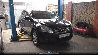 Установка задних подкрылков на Nissan Qashqai 2,0 4WD Ниссан Кашкай 2008