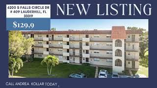 NEW CONDO  LISTING AT 6200 S Falls Circle Dr # 409 Lauderhill, FL 33319