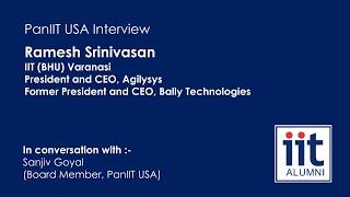 PanIIT USA interview with Ramesh Srinivasan