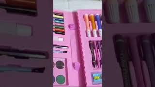Mini Suitcase Color Set 68 Pcs Unboxing ASMR #The Magic art NX