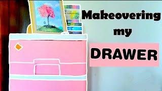 Makeovering of my drawer (Stationaries,Books and all things in drawer) /GM study vlog/GM craft ideas