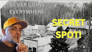 Treasure Hunting - Metal Detecting Old Mining GHOST Town!