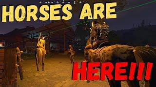 Rust Console: A FIRST LOOK at Horses (Horsepocalypse)