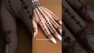 Mehndi/Henna Tutorial #hennadesign #hennaartist #mehndidesigns #mehndishorts #hennashort #hennaart