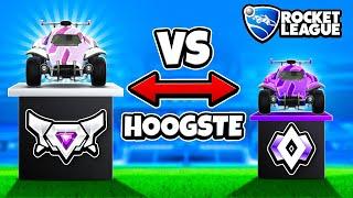 Rocket League Spelers vs hun HOOGSTE RANK..