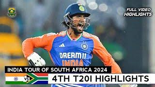 India vs South Africa 4th T20 Full Match Highlights 2024 | IND vs SA 4th T20 2024 Full Highlights