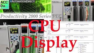 Productivity 2000 Series PLC CPU Display