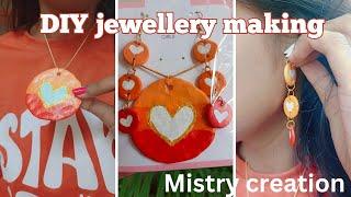 DIY Jewelry making with me || Misty creation|| subscribe for more such videos ️