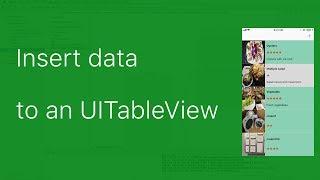 29-UITableView#5.Insert data and row to an existing UITableView