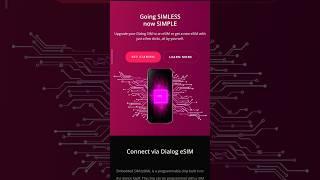 Upgrade your Dialog Sim To ESIM  || Dialog Technician #viral #dialog #technology
