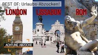 Fiese MASCHEN, die TOURISTEN-Geldbörsen leeren!  | Die beliebtesten Abzocke-Fälle | BEST OF