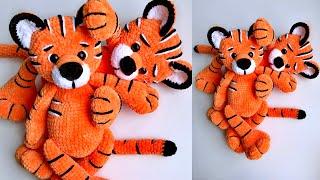 Miracle TIGER crochet 40 cm / 15.7" // Video TUTORIAL / TIGER crochet pattern ETSY / Amigurumi tiger