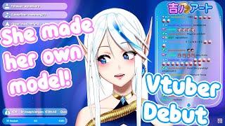 Elf vtuber debut! I made my own model - Twitch VOD