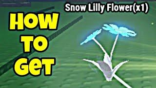 How to Get Snow Lilly Flower in Unknown Rng Roblox | Snow lilly flower