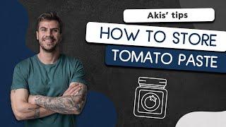 How to Store Tomato Paste | Akis Petretzikis