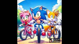 sonic tails amy course dessin