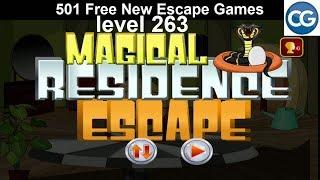 [Walkthrough] 501 Free New Escape Games level 263 - Magical residence escape - Complete Game