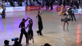 Artem Popov & Ulya Zhuravleva, "King's Cup" Thailand Open 2015, ADSF Adult Open Latin, semifinal