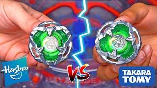 HELM KNIGHT vs KNIGHT SHIELD (HASBRO vs TAKARA TOMY) | Beyblade X ベイブレードエックス