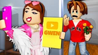 ROBLOX Brookhaven RP: YOUTUBER GIRLFRIEND Broke Up with Me for VIEWS | Gwen Gaming Roblox