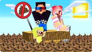 НАС ЗАВАЛИЛО КАКАШКАМИ В МАЙНКРАФТ! ШЕДИ ЛЕСКА И НУБИК MINECRAFT