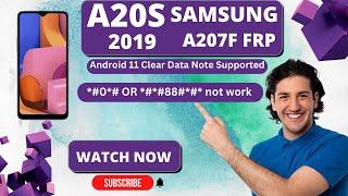 SAMSUNG A20s 2019 A207f frp bypass without pc *#0*# Not Working