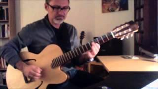 Wave (A. C. Jobim) played on a Slaman Dome Archtop with Nylon Strings