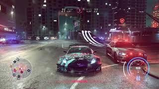 NFS - Heat. Starting Cop Pursuit with Zero in game money. Heat level 5 intense cop chase.