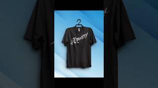 ⭕ROWDY | T-Shirt Mockup In Adobe PhotoShop.#shorts #tshirt #mockup #adobephotoshop #tiktok