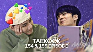 taekook moments | "run bts" (154&155 ep)