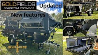 Updated Eureka lightweight camper trailer from Goldfields campers