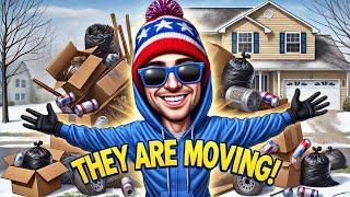 They Are MOVING And Throwing It Away! - Trash Picking Ep. 1026