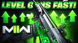 MAX LEVEL IN 20 MINUTES! MOST OP WEAPON XP METHOD in Modern Warfare 2! (Level Up Guns Fast MW2)