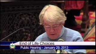 Vermont: Public Hearing on End-of-Life Choices