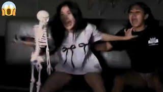 SCARECAM Pranks Reaction 2025  #12|Funny Scare Pranks/Jumpscare/Funny Videos//UltrascareImpressions/