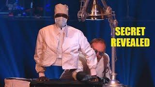 THE ILLUSIONIST KEVIN JAMES SAWING A MAN HALF IN AMERICA'S GOT TALENT 2014 - SECRET REVEALED