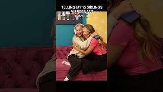 TELLING PAISLEE IM PREGNANT  #reaction #pregnancyannouncement #15siblings #pregnacyreaction