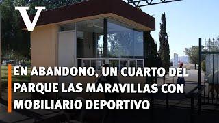 Saltillo: en abandono, un cuarto del parque Las Maravillas con mobiliario deportivo