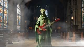 Praying Mantis Thrash to Original Metal Track "Time To Pray" - Epic Bug Muzak!